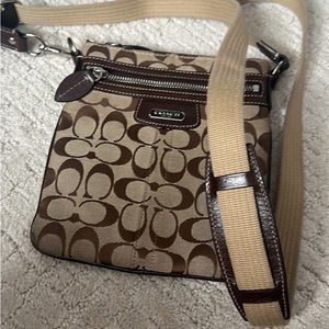 Coach small logo satchel